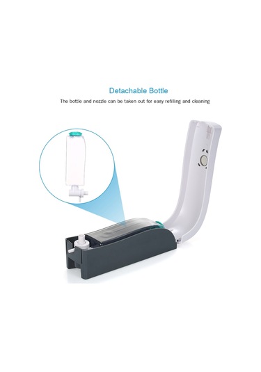 Chuangdıan-300 Ml Duvara Monte Tek Kafa Manuel Sabunluk Duş Jeli,beyaz Diğer