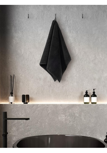 Microcotton Mora El Havlusu 50x90 Siyah