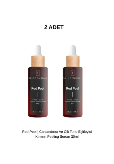 Skin Sensual Red Peel Aha Bha Serum 2 x 30 ML
