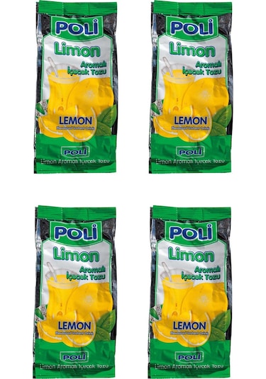 Poli Toz İçecek Limon 300 Gr X 4 Adet 300 G