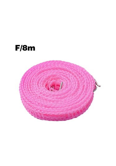 Ganzhoushop Pembe 8m F Kaymaz Ve Rüzgar Geçirmez Çamaşır İpi Çit Çamaşır İpi 5m Kurutma İpi Dış Mekan Çamaşır İpi Çamaşır İpi Homelight Kırmızı Çok Renkli