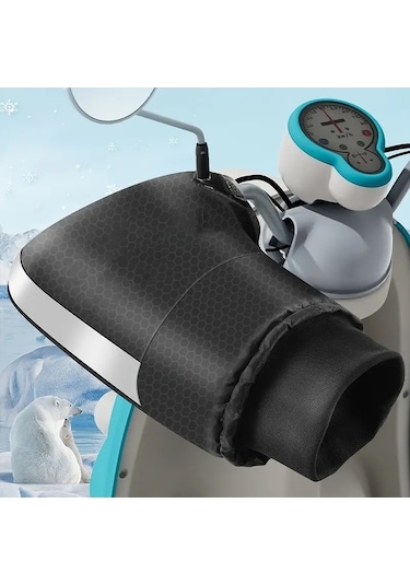 Other Motosiklet Gidon Kılıfı, Su Geçirmez, Rüzgar Geçirmez, Kalınlaştırılmış, Sıcak, Pamuklu Gidon Kılıfı, Küçük Boy C Ts Standart