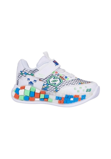 Tuğba Ortopedi 03 Erkek Bebek Işıklı Rahat Sneaker Beyaz