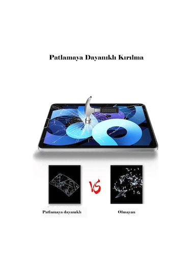 Fuchsia Redmi Pad 2 Pro İle Uyumlu 12.1 İnç Tablet Temperli Cam Ekran Koruyucu
