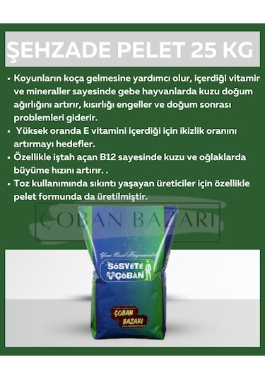 Şehzade Pelet 20 Kg