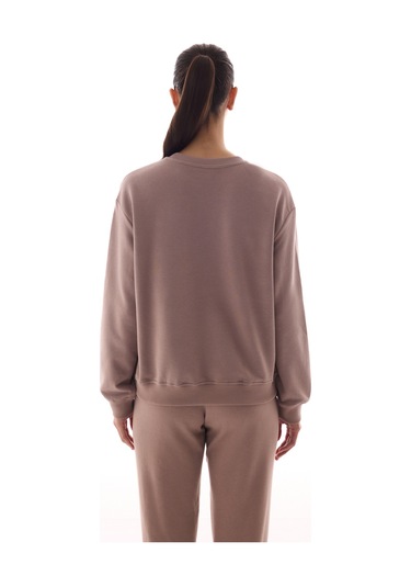 Penti Bej Bisiklet Yaka Regular Kesim Pamuklu Sweatshirt
