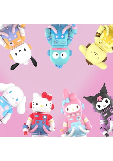 Pop Mart Mega Space Molly Sanrio 400% Figür Koleksiyonu, Rastgele Aksiyon Figürleri Biblo