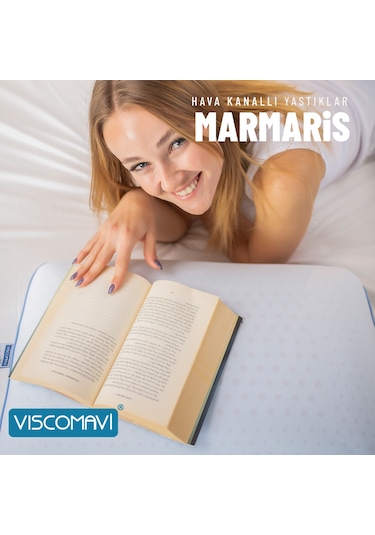 Marmaris Hava Kanallı Ortopedik Visco Yastık