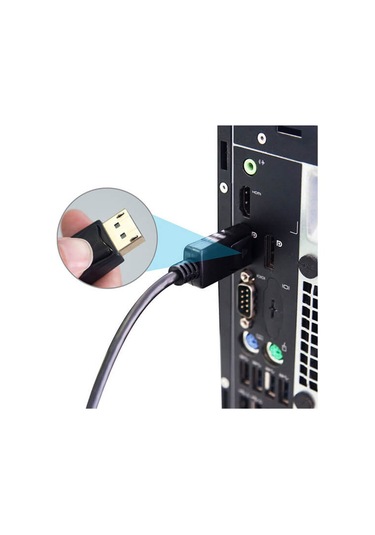 Displayport To Dvi Display Port Dvi Kablo 1.8M