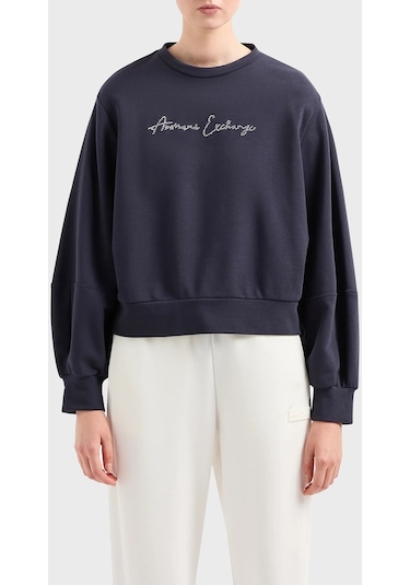 Armani Exchange Bayan Sweat 3dym13 Yjffz 1593 Lacivert