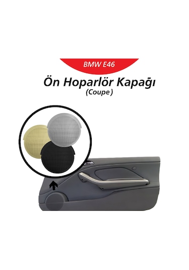 Bmw E46 Coupe/Cabrio Hoparlör Kapağı Bej