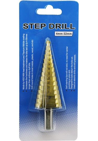 Hss Kademeli Matkap Ucu 4-32mm 4741