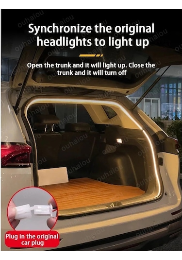 Toyota Serisi Corolla Cross Rav4 Bagaj Işığı Modifikasyon Işık Atmosferi Için Half Set White Toyota Sienta 4th 1 Piece Set