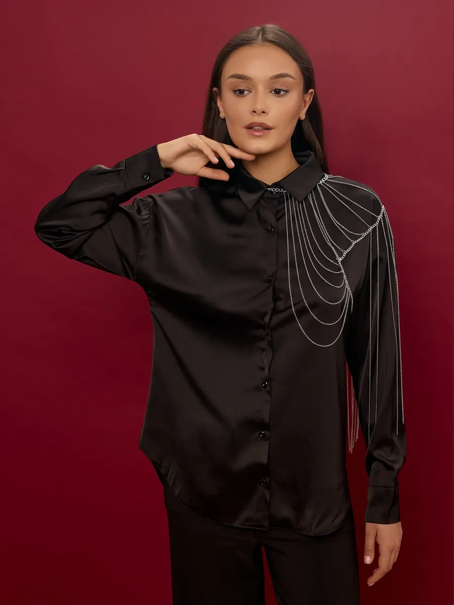 Bıjuteks Vücut Zinciri Body Chain 271977555 Gri