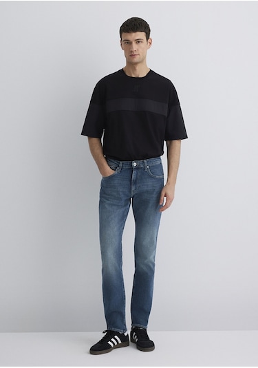 Mavi - Jake Mavi Pro Indigo Puslu Comfort Jean Pantolon 0042289336 Koyu Mavi