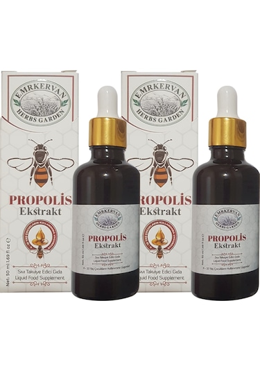Emr Kervan Herbs Garden Sivi Propolis Ekstrakt 50 ML 2 Adet
