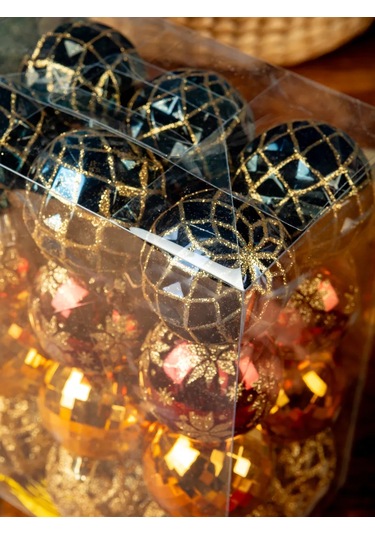 Kaemingk 24 Adet 60mm Yeni Yıl Noel Topu Seti 297815275 Arkadaş