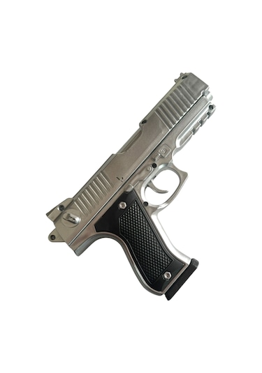 Boncuk Atan Tabanca 2 Adet Gri + 10 Paket Mermi Gri