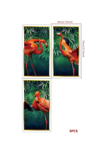 Tenfowee 3d Yeşil Bitki Duvar Çıkartmaları - Su Geçirmez, Kolay Yapışan, Oturma Odası, Yatak Odası, Mutfak Dekoru İçin 4 Parça Vinyl Duvar Sticker Çok Renkli