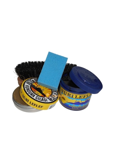 Şafak Leflef Ayakkabı Boya Takım Siyah Siyah