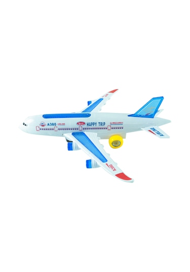 Oyuncak Uçak A380 Işıklı Sesli 30 Cm