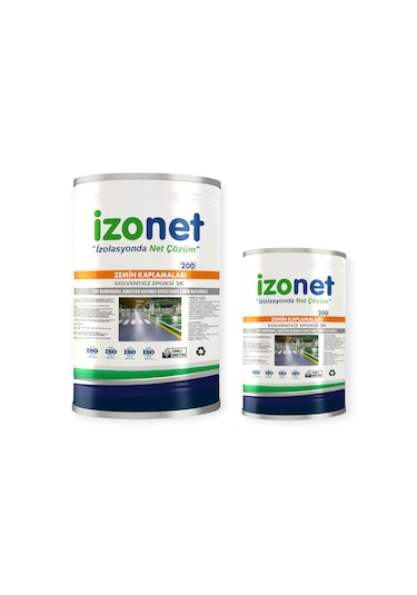 İzonet 200 Solventsiz Epoksi 2k 12+3 15 Kg.