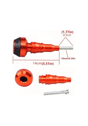 Chuangyinshop Black- 1 Adet Evrensel M10 Motor Çerçeve Kızağı Anti Çarpışma Motor Koruması