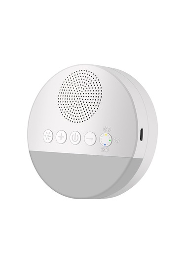 Geeksen Beyaz Gürültü Makinesi - 6 Rahatlatıcı Ses, Yumuşak Işık Ve Akıllı Zamanlayıcı İle Rahat Uyku Beyaz Ve Gri