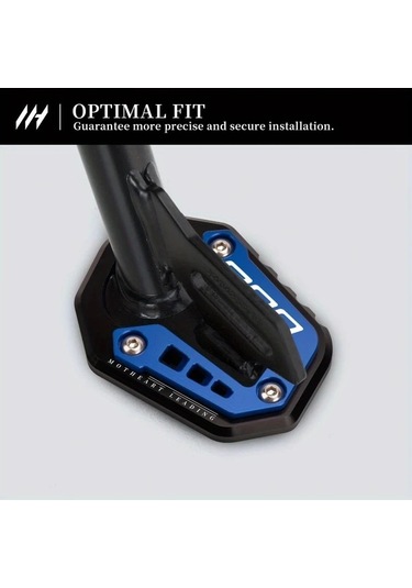 Xuweiwei Bmx F900r F900xr İçin Blue Motorcycle Stand Genişletici Taban Pedi Dayanıklı Alüminyum