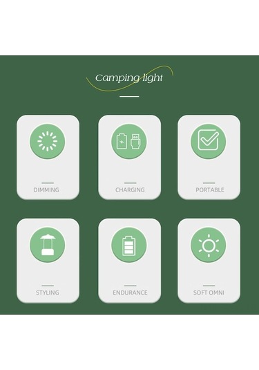 Pazly Taşınabilir Solar Usb Şarjlı Kamp Lambası: Su Geçirmez 1200mah, Kullanışlı Yeşil Tasarım Yeşil