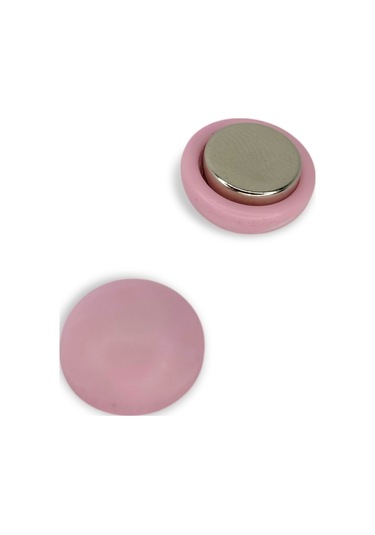 Eşarp Ve Şal Mıknatısı Soft Pembe Renk - Başörtü Tutucu Kadın Tesettür Aksesuar Mıknatıs Pembe