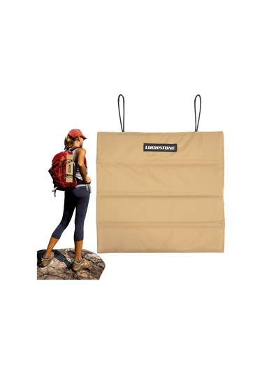 Luckstone Açık Piknik Oturma Minderi Su Geçirmez Oxford Kumaş Siyah