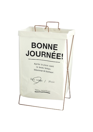 Cbtx 52 L Katlanabilir Çamaşır Sepeti Demir Raf Pamuk Keten Kirli Giysiler L Bonne Diğer