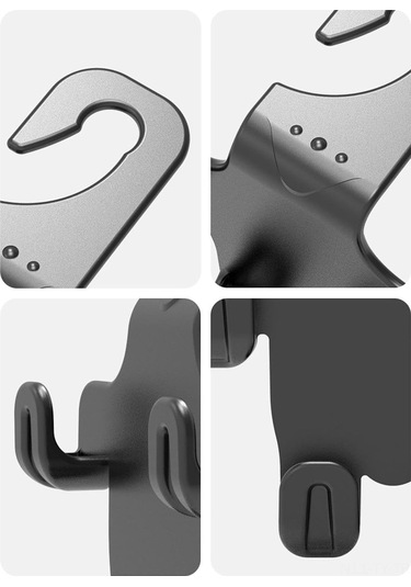 Teltree Oto Arka Koltuk Mutfaklı Kanca - 4'lü Fonksiyonlu Abs Malzeme Çanta, Şemsiye Tutucu, Araç Aksesuarı