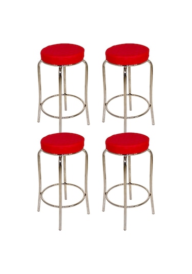 Bar Taburesi 4 Adet (520892855) Çok Renkli