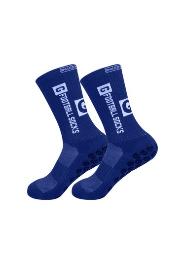 Ghassy Co. Erkek Kaydırmaz Tabanlı Futbol Koşu Fitness Pamuklu Spor Çorabı