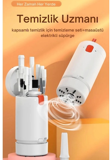 Redclick Şarjlı Kulaklık ve Klavye Temizleme Seti