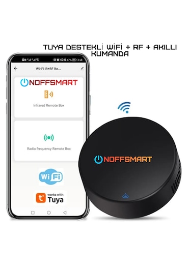 Tuya Destekli Wifi + Rf + Ir Akıllı Kumanda