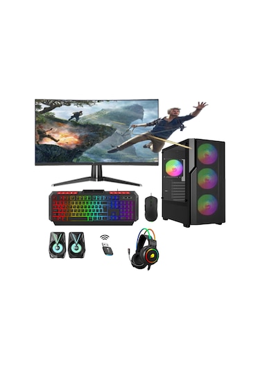 Rotampc RT2678 R7-5700 32 GB 1 TB Nvme 6 GB RTX3050 32" Dos Masaüstü Oyuncu Bilgisayarı