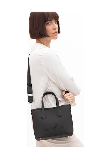 Benetton Kadın El Çantası Bnt1588 Siyah Siyah