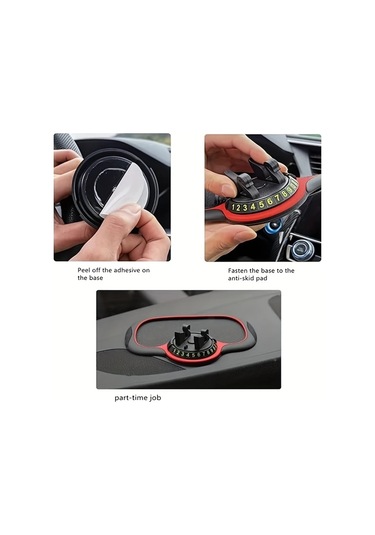 Boatshop1 Evrensel Pvc Araba Anti Kayma Padi 360 Derece Dönen Kırmızı Kuğu Kolu Çok Fonksiyonlu Gösterge Paneli Telefon Tutucu Otopark Plakası Boatshop1 Evrensel Pvc Araba Anti Kayma Padi 360 Derece Dönen Kırmızı Kuğu Kolu Çok Fonksiyonlu Gösterge Paneli Telefon Tutucu Otopark Plakası