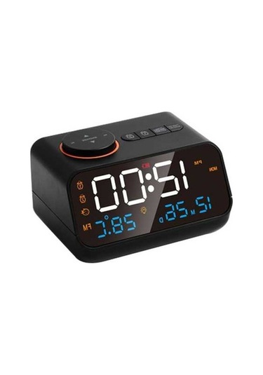 Wondernest Fm Radyolu Nem Ve Sıcaklık Saati, Çok Fonksiyonlu Çalar Mv