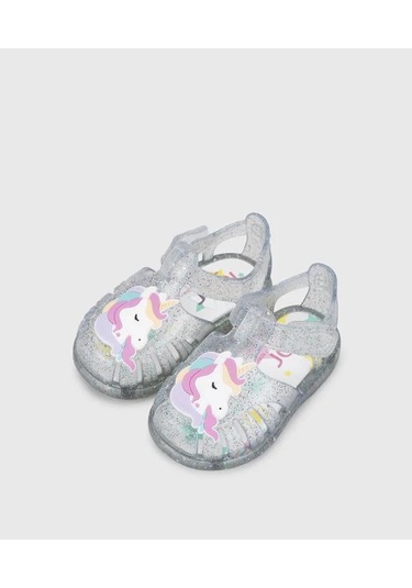 Igor Tobby Unicornio S10341 Kız Çocuk Sandalet Şeffaf