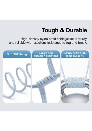 Baseus Cd Serisi Pd Cbtx00w Usb-c / Type-c - Usb-c / Type-c Hızlı Şarj Veri Kablosu, Uzunluk: Cbtx M Cbtx