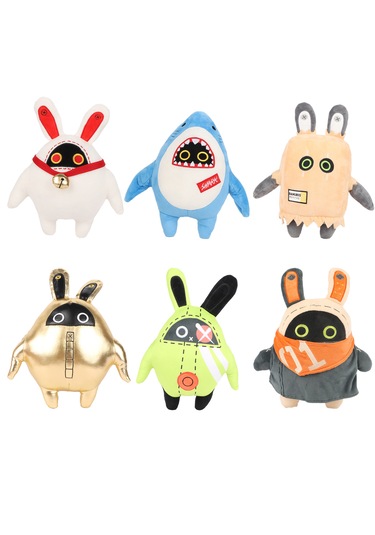 Zenglais Zonzero Prasbang Peluş Oyuncak - Sarı-beyaz Sarı - Beyaz