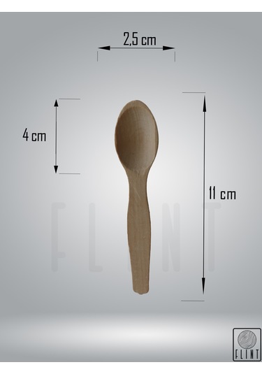 Gürgen El Yapımı Tahta Ahşap 6'lı Baharat Ölçü Reçel Kaşığı 11cm