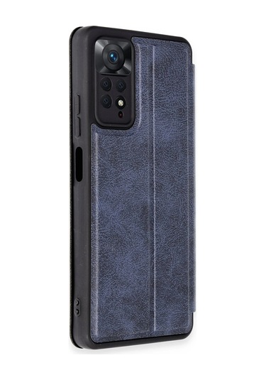 Newface Xiaomi Redmi Note 12 Pro 4g Kılıf Flip Cover Semeglbl - 74 - Lacivert