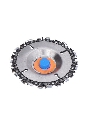 Maiyame Stahl Çelik Zincir Diski 4 İnç 22 Dişli, Açı Taşlama Aksesuarı, 14000 Devir/dakika, Ahşap Oyma Ve Parlaklaştırma İçin