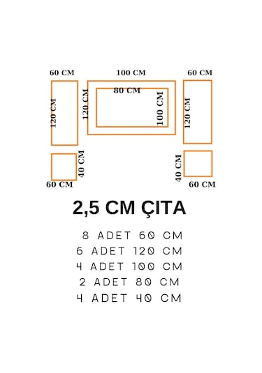 Tv Ünitesi Tasarımı Boyanabilir Çıta Hazır Kesim Anka152