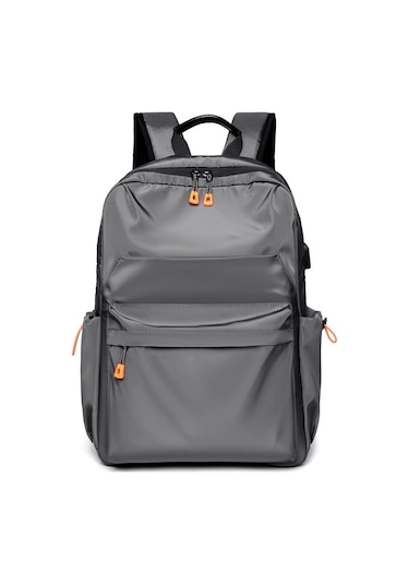 Fonksiyonel Ve Şık Tasarımlı Günlük Kullanım İçin Pratik Sırt Çantası, Okul Ve Gündelik Yaşam İçin Ideal Gri